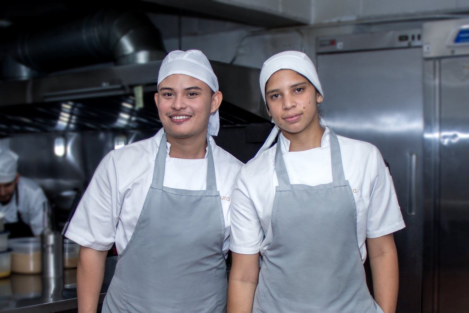 Cocineros uniformados